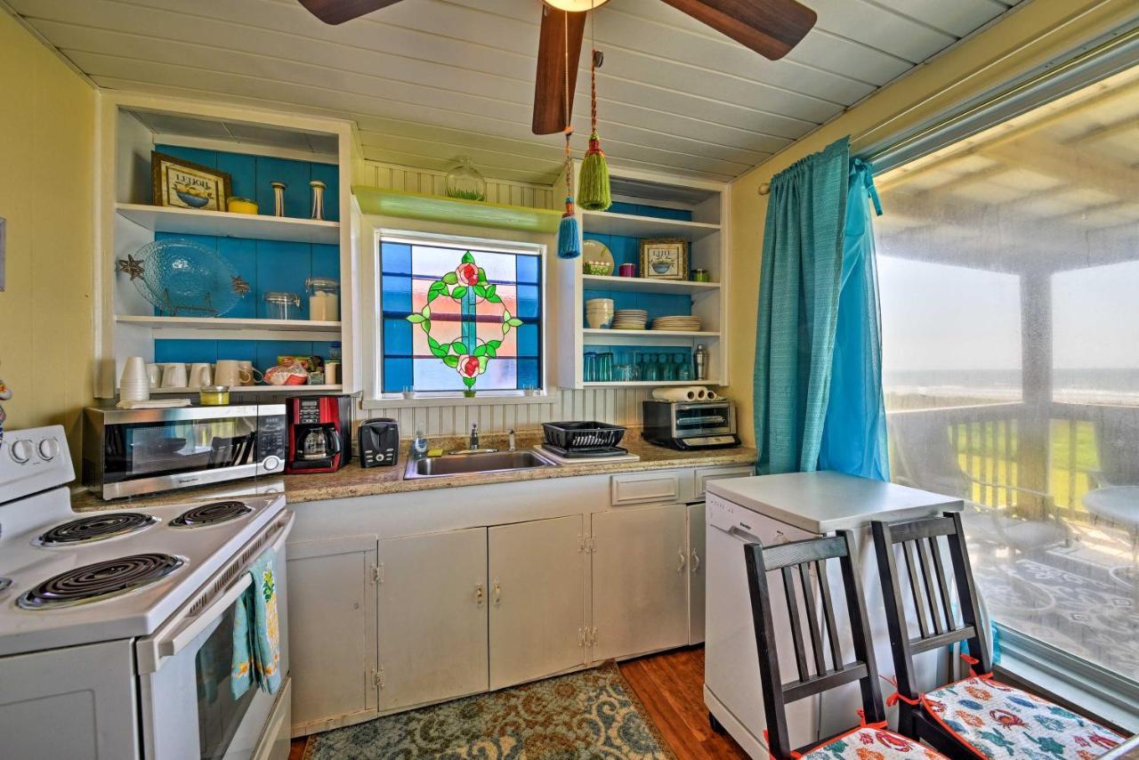 Galveston Beach House With Private Deck And Gulf Views Екстериор снимка