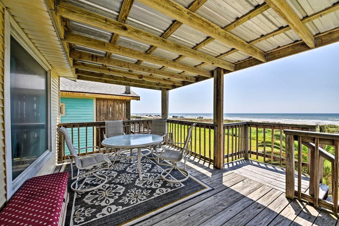 Galveston Beach House With Private Deck And Gulf Views Екстериор снимка